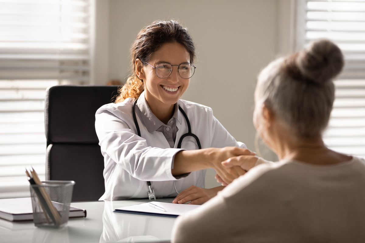 Doctor Shaking Hands